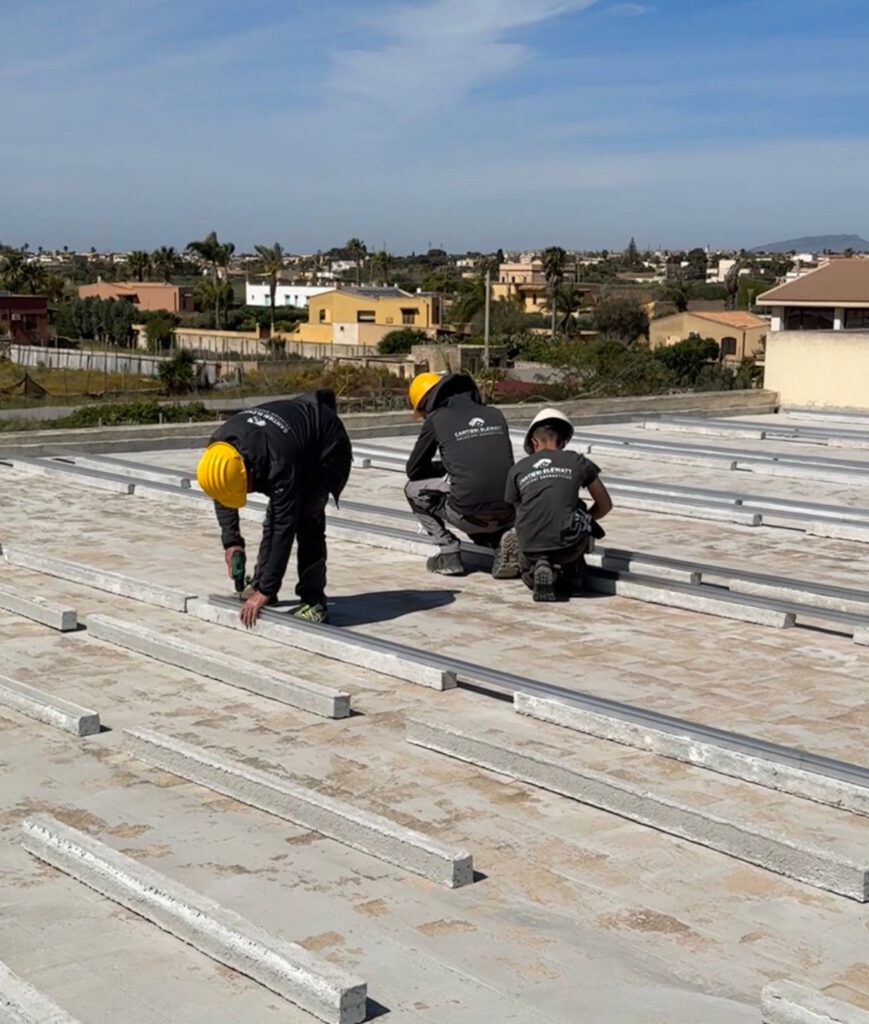 Struttura Impianto fotovoltaico Industriale